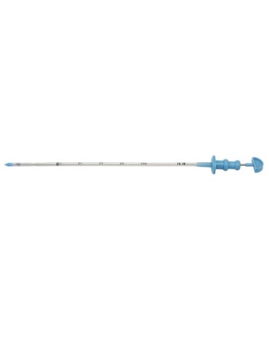 Thoracic catheter with trocar