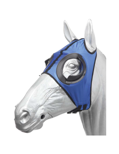 Stretch race hood for horses - half cup