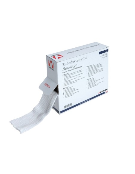 BUSTER Tubular Stretch Bandage, white, 5 cm x 6.5 m