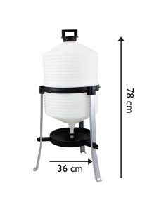 CONSTANT LEVEL PLASTIC TRIPOD DRINKER TYPE 24 LITRES 2