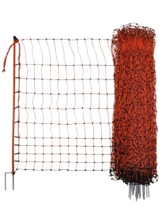 Poultry Netting Electric fence - 50 m/106 sm -Orange