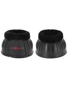 Hoof boots rubber with Teddy fleece