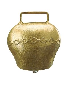 ROUND STEEL BELL 75 MM for sheep or goat