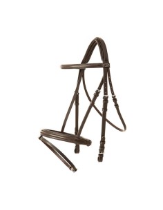 Leather bridle for horses Kavalkade Quentin with english... 2