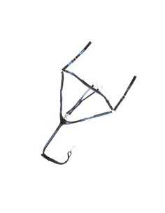 Lether breastplate with martingale "Diandro" 3 -point