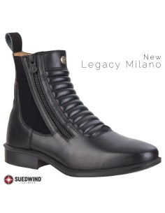 Leather riding boots LEGACY MILANO with side zip
