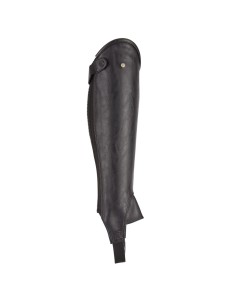 Soft combined leather mini chaps for riding 2
