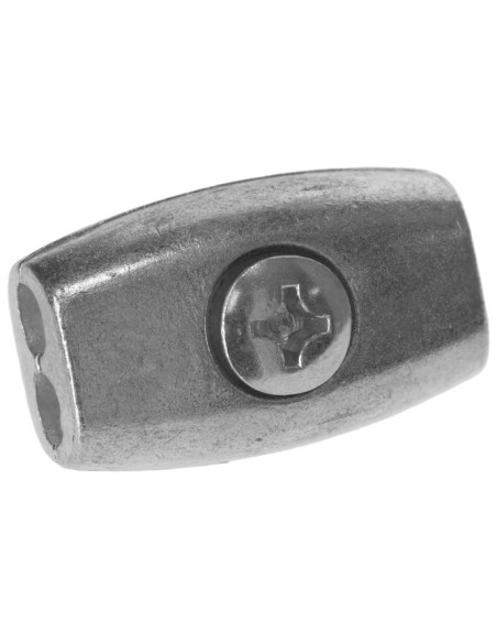 Rope connector up to 6.5mm for straight screwdriver mounting