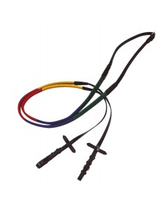 NORTON CLUB TRAINING REINS, RUBBER COVERED