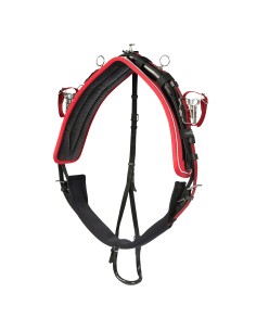 Finntack Pro QH Synthetic Harness, RED KIT