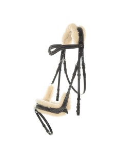 Soft padded bridle Kavalkade "Ivy Lambskin" - full size