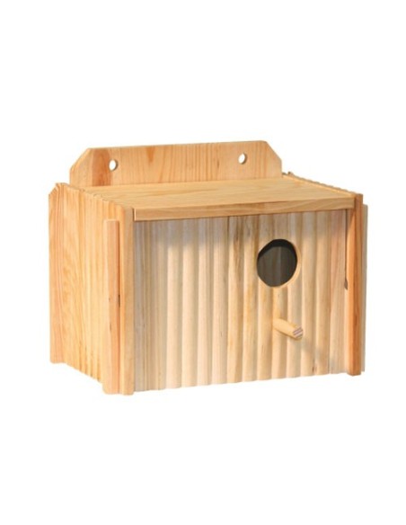 Nesting box for parakeets