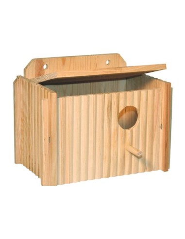 Nesting box for parakeets