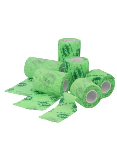 Stop-bite, Flexible Cohesive Bandage, 2-way easy tear, w/bitter taste, 5 cm x 4.5 m