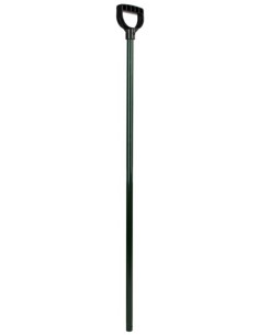 Metal handle with D-grip