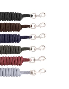 Leading rope with silver snap hook 2.2m