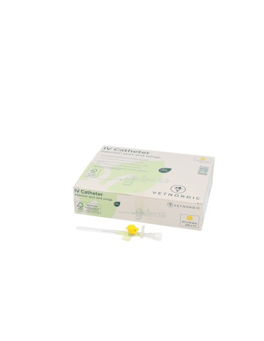 IV Catheter, w/injection port and wings, 0.7 x...