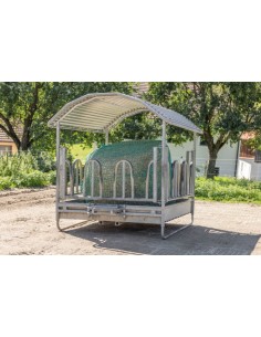 Мрежа за сено за кръгли бали с отвори 4.5см х 4.5см