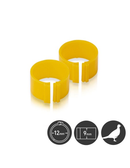 Poultry leg ring 12 mm (25 pcs./bag)