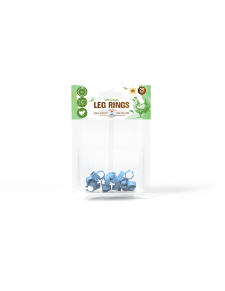 Poultry leg ring 6 mm (25 pcs./bag)