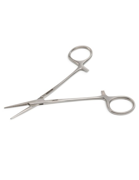 KRUUSE Halsted-Mosquito Artery Forceps, 12.5 cm / 4.9", straight