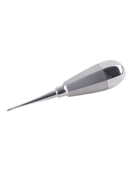 KRUUSE elevator, straight tip, 2 mm, stubby handle