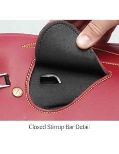 500g Patent Race Saddle - Red 2