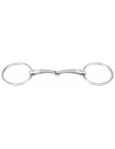 SPRENGER "SATINOX" LOOSE RING SNAFFLE BIT, 14 MM