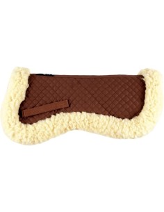 Shock absorbing saddle pad with synthetic fur Fair Play
