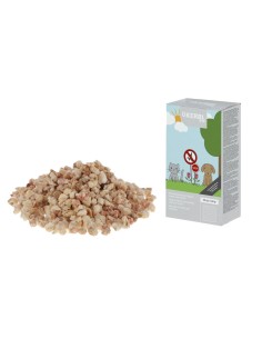 Repellent granules against dogs and cats