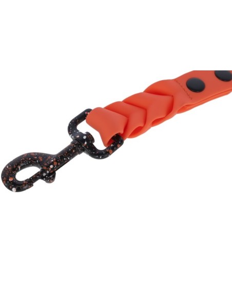 Training Leash Puno orange/black 200 cm / 25 mm
