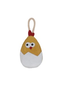 Suede dog toy Egg 25 х13cm