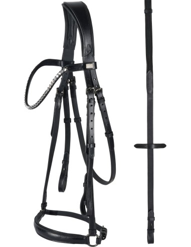 HorseGuard Cryll 23.1 bridle w drop noseband