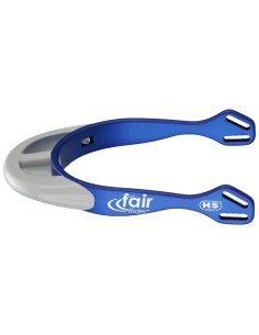 fairRider spurs - aluminium, 25mm neck silver thin rounded
