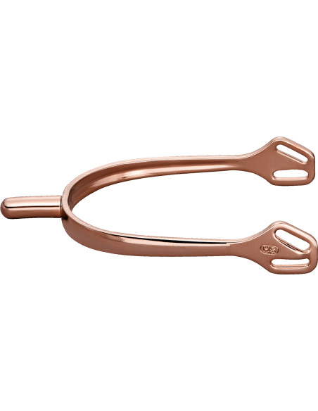 ULTRA fit spurs with Balkenhol fastening - Stainless steel bronze, 25 mm rounded