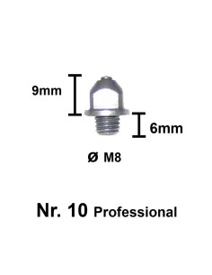 Tuna Stud PRO NR10 M8-6mm (9mm) 2