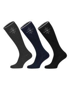 Riding socks FP CLASSY black-navy-gray S/M(35-41)