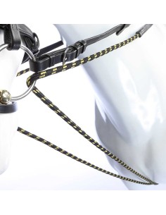 Leather draw reins - 16mm