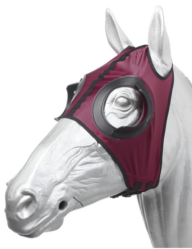 Stretch race hood for horses - half cup
