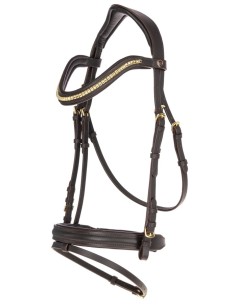 Snaffle Clincher Covalliero brown