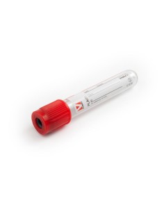 KRUUSE Blood Collection Tube, Plain, 5 ml, plastic, 100/pk