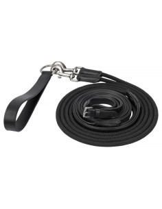 Soft leather draw rein START with cord
