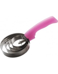 HIPPOTONIC - Neon glitter - Round metallic Curry Comb