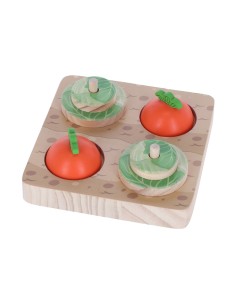 Thinking and Learning Toy Veggie wood	15x15x6cm