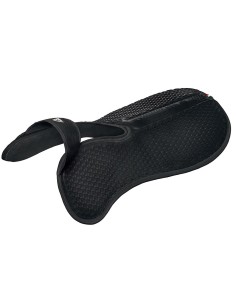 Withers Free Hexagonal Soft Gel Pad With Micropile, black