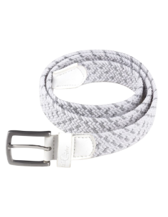 Belt FP HILL Braid white-silver