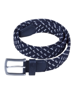 Belt FP HILL Braid navy-silver