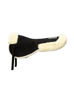 Pad made of real sheep wool for saddles