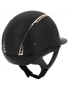 Wide visor helmet rose gold Equitheme Soazy 2