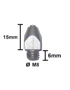 Stud NR 602 (15mm) M8-6mm (3120) 2